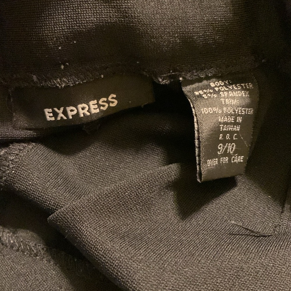 Black Express pants with satin detail - Picture 4 of 4
